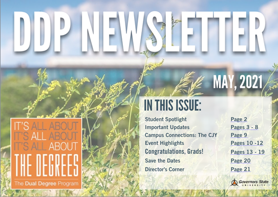 DDP Newsletter SU21 May DDP Newsletter SU21 May